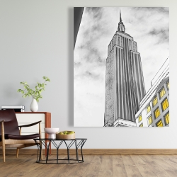 Toile 48 x 60 - Tracé de l'empire state building