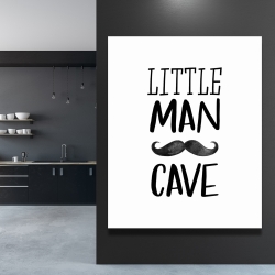 Toile 48 x 60 - Little man cave