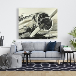 Canvas 48 x 60 - Vintage aircraft