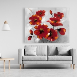 Toile 48 x 60 - Fleurs anémones