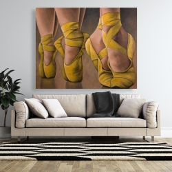 Toile 48 x 60 - Ballerines synchronisées