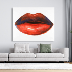 Canvas 48 x 60 - Red lipstick