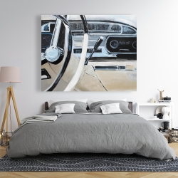 Canvas 48 x 60 - 1950s car dashboard