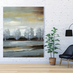 Canvas 48 x 60 - Grey landscape