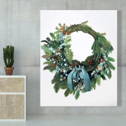 Canvas 48 x 60 - Christmas wreath