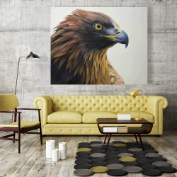 Toile 48 x 60 - Aigle à tête brune