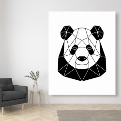 Canvas 48 x 60 - Geometric panda