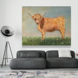 Canvas 48 x 60 - Daisy the highland cow