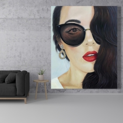 Canvas 48 x 60 - Fashionable sunglasses