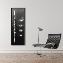 Framed 16 x 48 - Rowing boat race