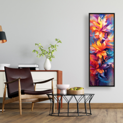 Framed 16 x 48 - Colorful plants