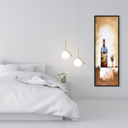 Framed 16 x 48 - White wine