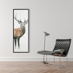 Framed 16 x 48 - Deer