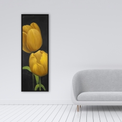 Framed 16 x 48 - Two daffodils flowers