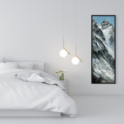 Encadré 16 x 48 - Montagnes du mur de lhotse du côté du népal