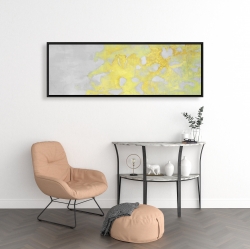 Framed 16 x 48 - Gold erosion