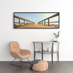 Framed 16 x 48 - Footbridge