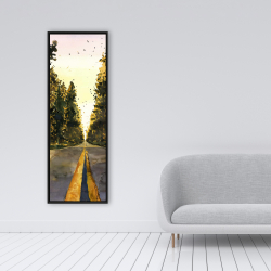 Framed 16 x 48 - Long road