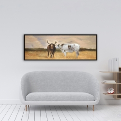 Framed 16 x 48 - Nguni herd