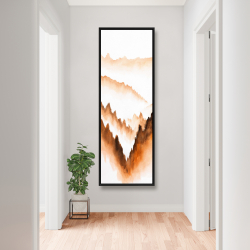 Framed 20 x 60 - Mountain of large fir trees