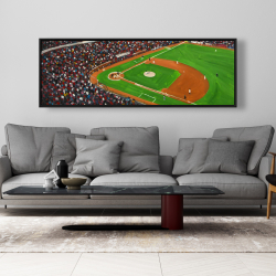 Encadré 20 x 60 - Partie de baseball