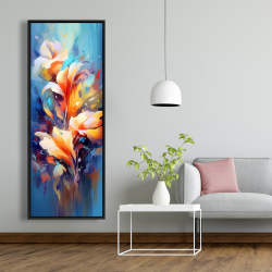 Framed 20 x 60 - Flowery explosion