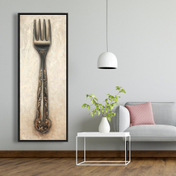 Framed 20 x 60 - Vintage fork