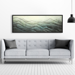 Encadré 20 x 60 - Dans les vagues