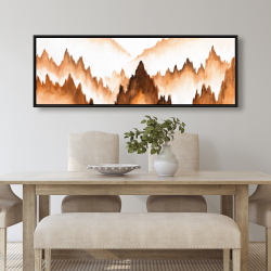 Framed 20 x 60 - Mountain of large fir trees