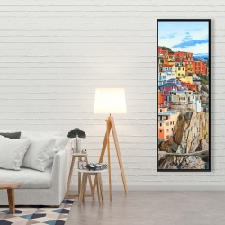 Encadré 20 x 60 - Vue de manarola en italie