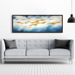 Encadré 20 x 60 - Nuages abstraits