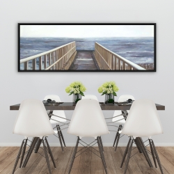 Framed 20 x 60 - Relaxing beach