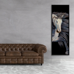 Encadré 20 x 60 - Cheval abstrait