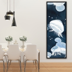 Framed 20 x 60 - Jellyfishs