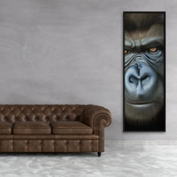 Framed 20 x 60 - Gorilla face