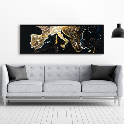 Framed 20 x 60 -  european continent