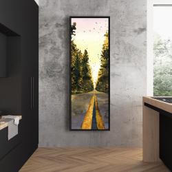 Framed 20 x 60 - Long road