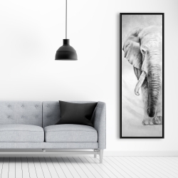 Framed 20 x 60 - Great elephant