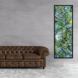 Framed 20 x 60 - Abstract succulents