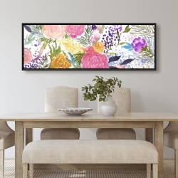 Encadré 20 x 60 - Ensemble de fleurs