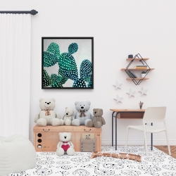 Encadré 24 x 24 - Cactus opuntia