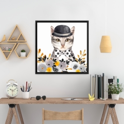 Encadré 24 x 24 - Chic cat