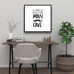 Encadré 24 x 24 - Little man cave