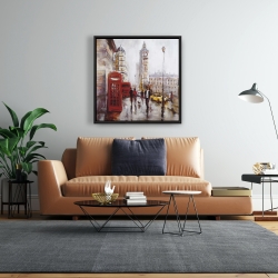 Framed 24 x 24 - The big ben at london