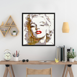 Encadré 24 x 24 - Marilyn monroe et typographie