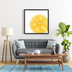 Framed 24 x 24 - Lemon slice