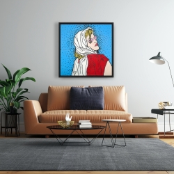 Encadré 24 x 24 - Femme pop art