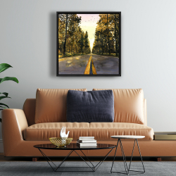 Framed 24 x 24 - Long road