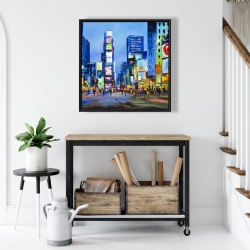 Encadré 24 x 24 - Paysage urbain dans times square