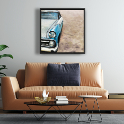 Framed 24 x 24 - Old classic car